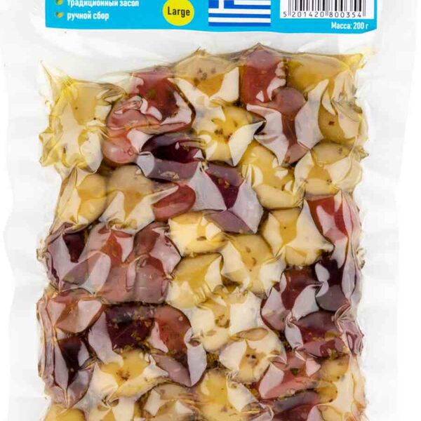 Оливки Оливатека ассорти с косточкой