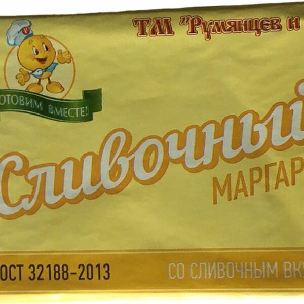 Маргарин Румянцев и К Сливочный 30% 180г