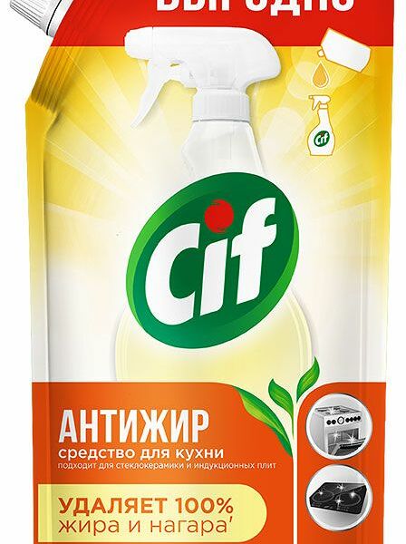 Средство чистящее для кухни Cif Легкость Чистоты Антижир