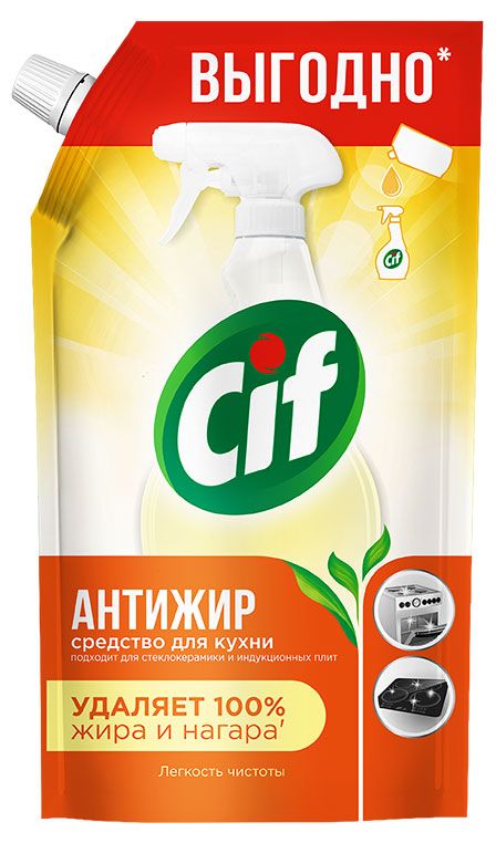

Средство чистящее для кухни Cif Легкость Чистоты Антижир