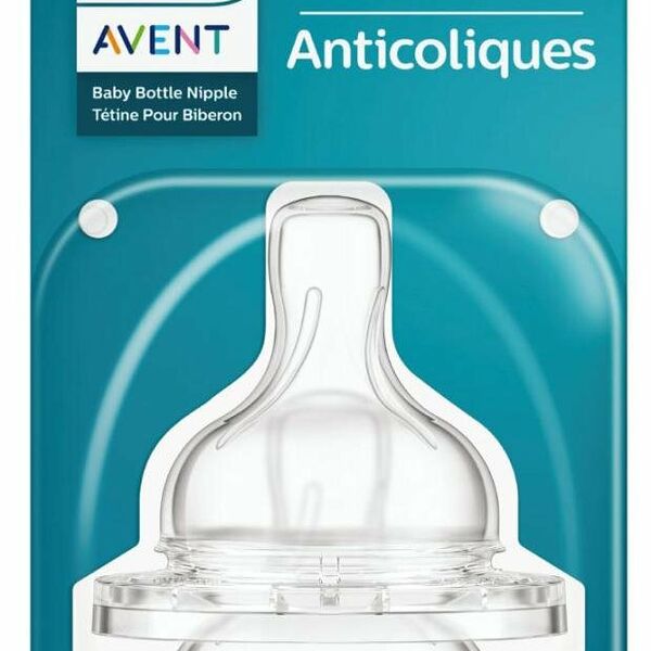 Соска Avent Anti-colic силиконовая быстрый поток 6+ SCY764/02 2 шт
