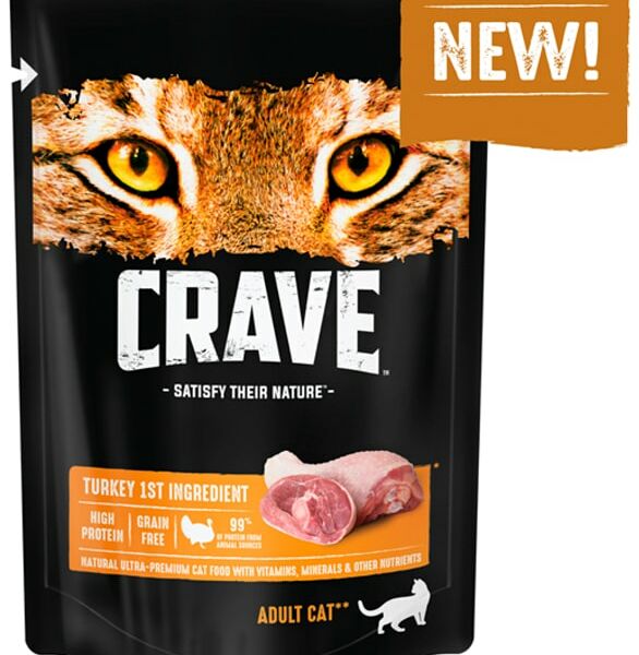 Влажный корм для кошек Crave Курица в соусе 70г