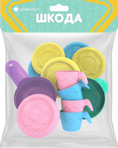 

Набор игровой ШКОДА Посуда №4, 12 предметов Арт. ШКД05