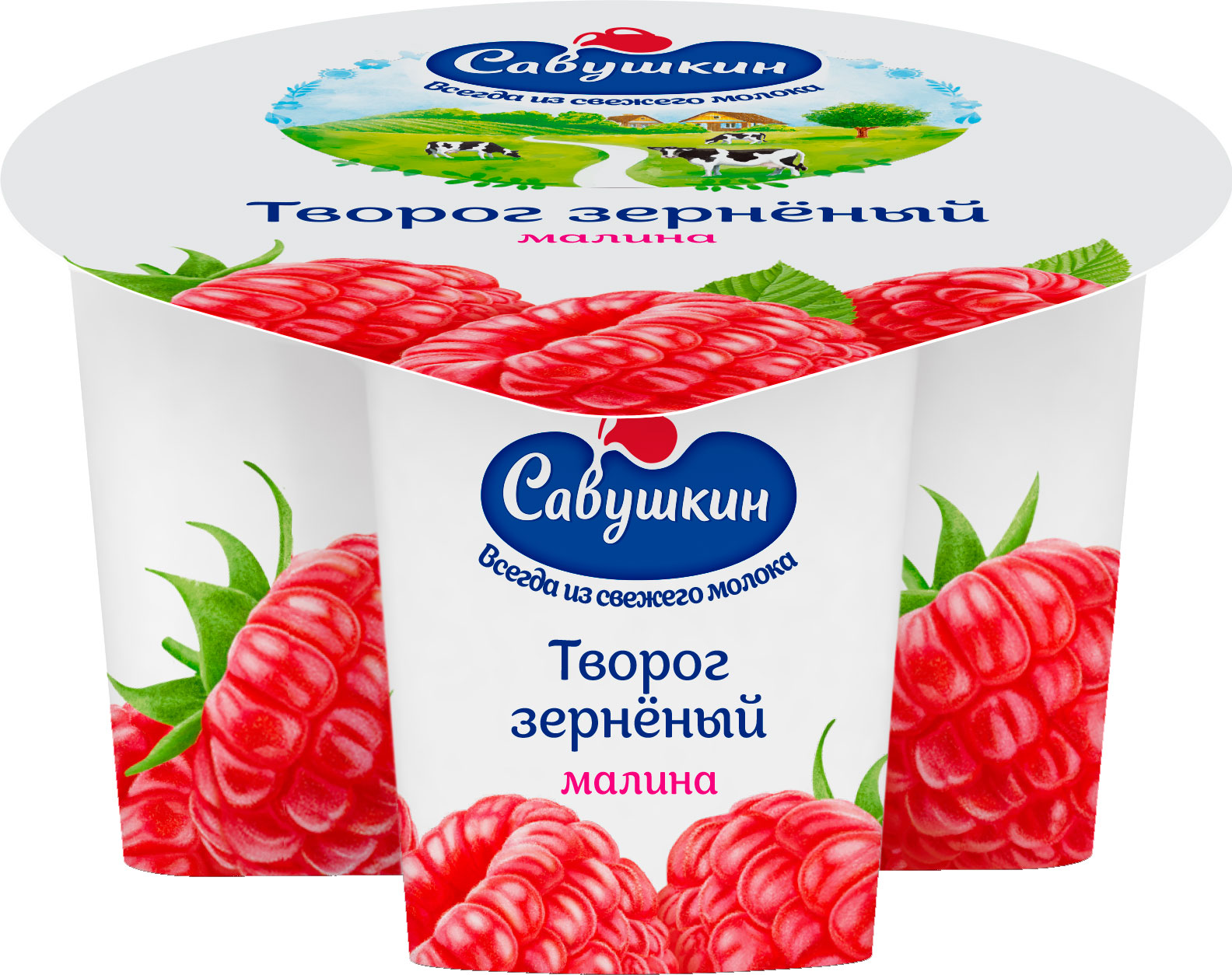 

Творог зерненый Савушкин Малина 5%