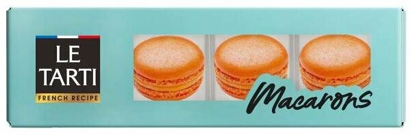 Пирожное LeTarti Macarons манго и маракуйя