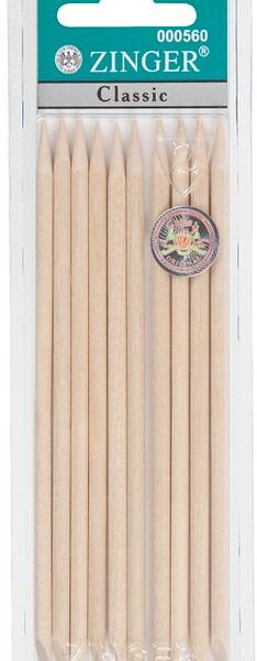 Набор деревянных палочек Zinger для маникюра 12см 10шт