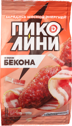 Колбаски сырокопченые Пиколини со вкусом бекона Дымов, 50 г
