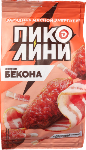 

Колбаски сырокопченые Дымов Пиколини со вкусом бекона 50 г