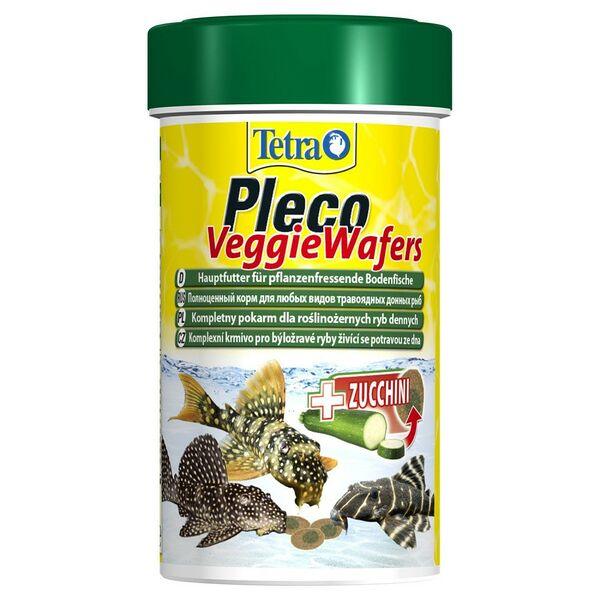 Корм Tetra Pleco Veggie Wafers для питающихся на дне рыб (пластины)