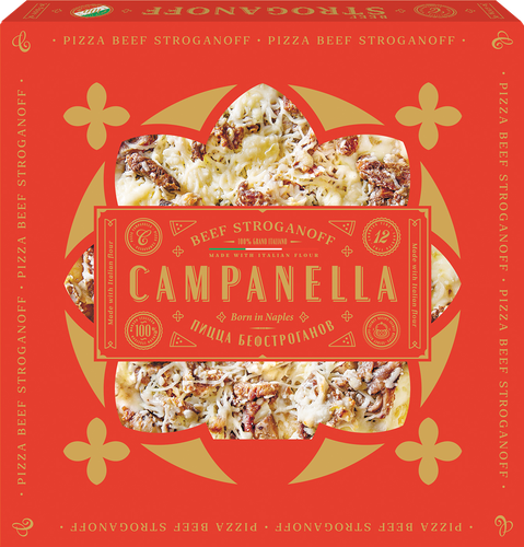 

Пицца Campanella Бефстроганов 400 г, Россия