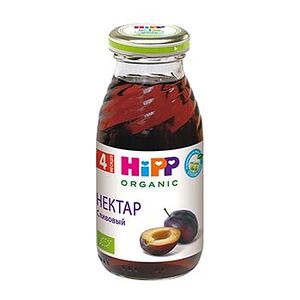 Нектар сливовый для детей с 4 месяцев, HiPP