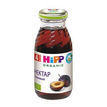 Нектар сливовый для детей с 4 месяцев, HiPP