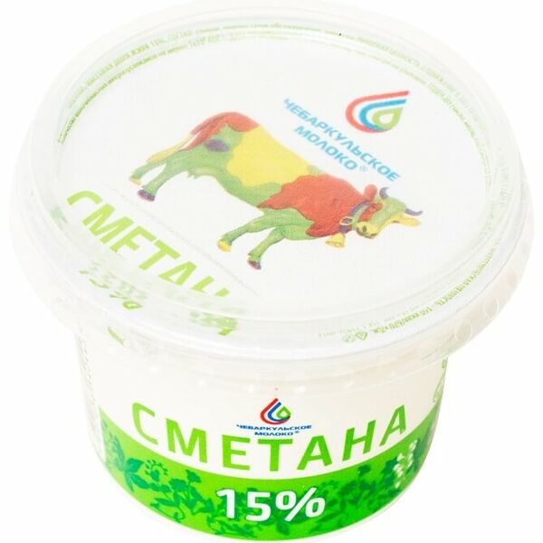 Сметана Из Чебаркуля 15%