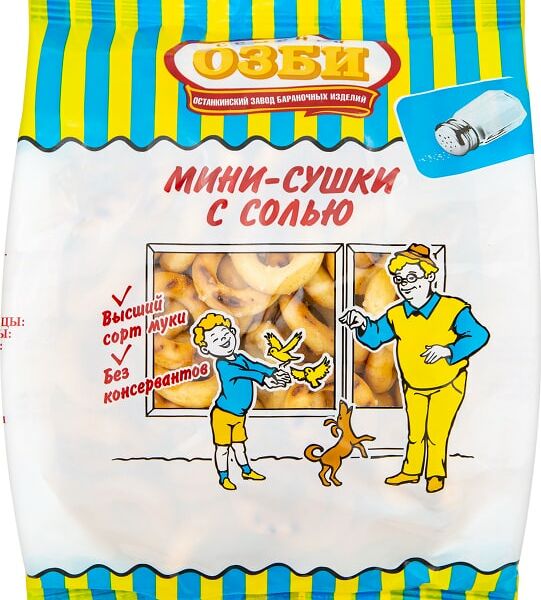 Мини-сушки Семейка Озби 150г