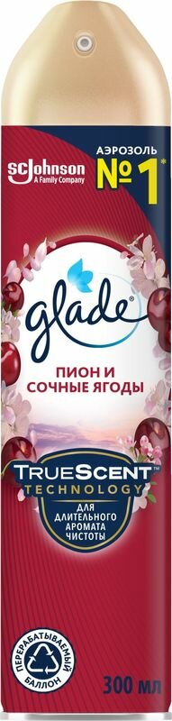 Купить Освежитель воздуха Glade Пион и сочные ягоды по низкой цене с ...