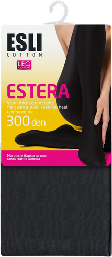 

Колготки женские ESLI Estera 300 den, nero 5-XL
