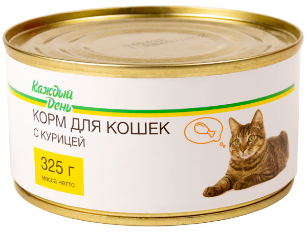 Корм для кошек Каждый день с курицей