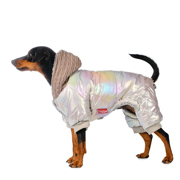 Комбинезон с капюшоном для собак M разноцветный (унисекс)