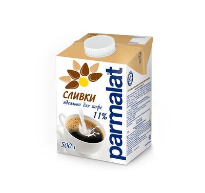 Сливки Parmalat стерилизованные 11% 0.5 л