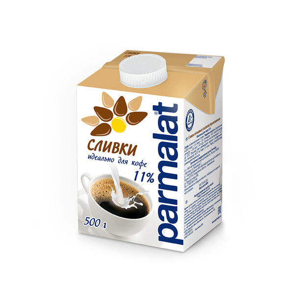 Сливки стерилизованные 11% Parmalat 0,5л