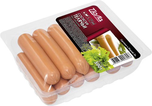 

Сосиски ЙОЛА Телячьи, без оболочки, 500г