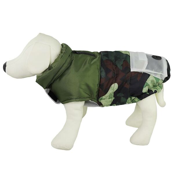 Жилет для собак НЕ ОДИН ДОМА Милитари, хаки, L