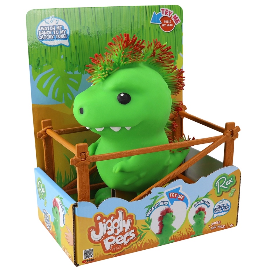 

Игрушка интерактивная «Динозавр Рекс», Jiggly Pets, 1 шт., Китай