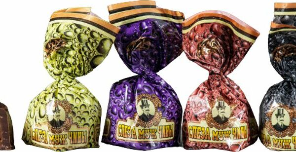 Конфеты Атаг Слеза Мужчины глазированные вес