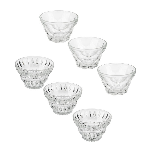 Luminarc набор креманок 3шт 350мл айсд диамант/айсд винтаж, 2 дизайна