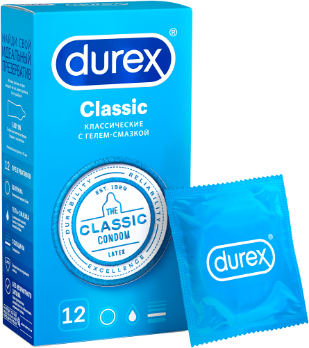 Презервативы Durex Classic 12 шт.