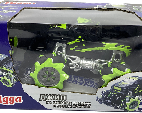 Машинка на радиоуправлении BIGGA Джип на больших колесах 1:18