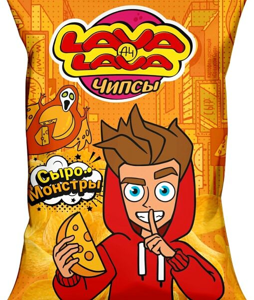 Чипсы Lava Lava Сыро-Монстры 50г