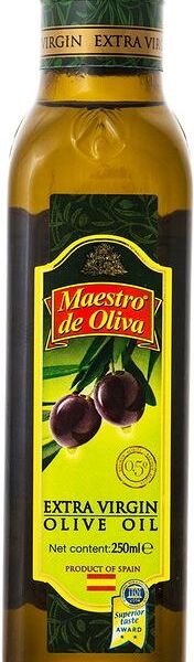 Масло оливковое Maestro de Oliva Extra Virgin нерафинированное, 250мл
