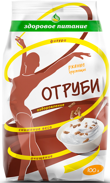 Отруби экстр. Здоровое питание ржаные 100 гр