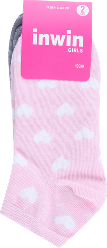 

Носки детские INWIN р. 15 сердечки, Арт. мод.007, 2пары