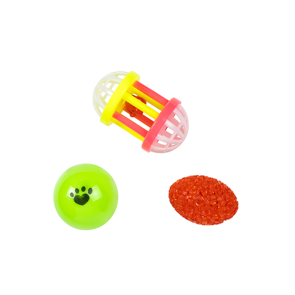 Набор игрушек для кошек Lapsik Погремушки PLM32740 3 пр.