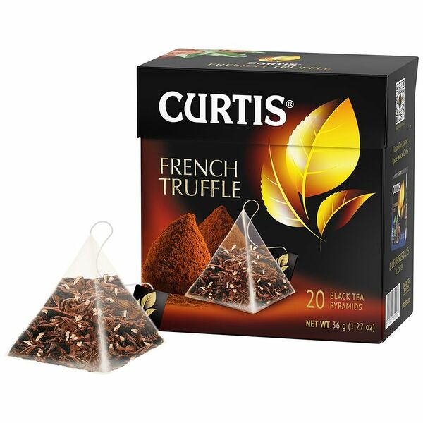 Чай черный Curtis French Truffle в пирамидках