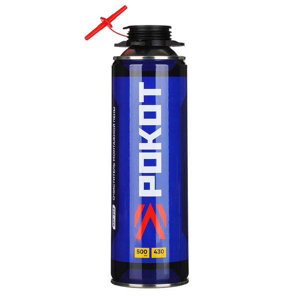 Рокот очиститель монтажной пены 500мл, 430 г