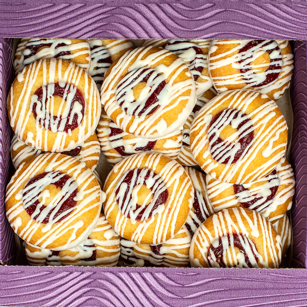 Печенье бисквитное Печенюш Delisse  Вишневич, в белой глазури