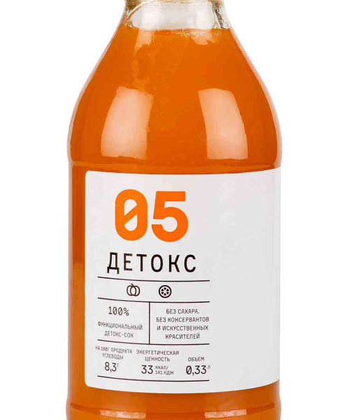 Сок овощефруктовый Тихвинский уездъ Детокс 05 с мякотью