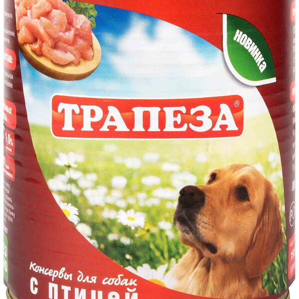 Консервы для собак Трапеза с птицей