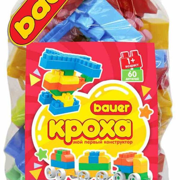 Конструктор Bauer Кроха, 82 элемента