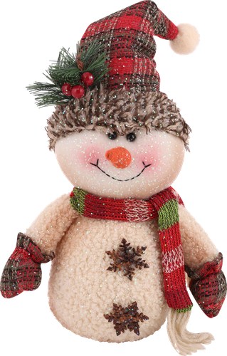 

Фигура новогодняя HOMECLUB Лесной 28см, снеговик сидящий Арт. OHC-SD435AB