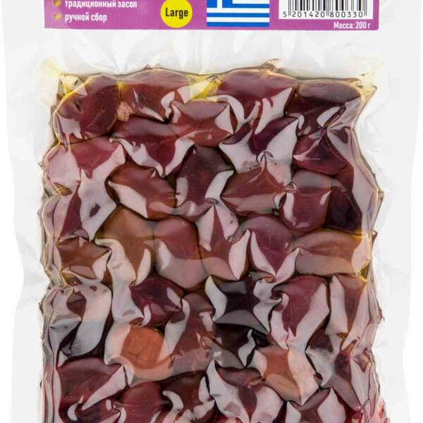 Оливки Каламата Оливатека с косточкой