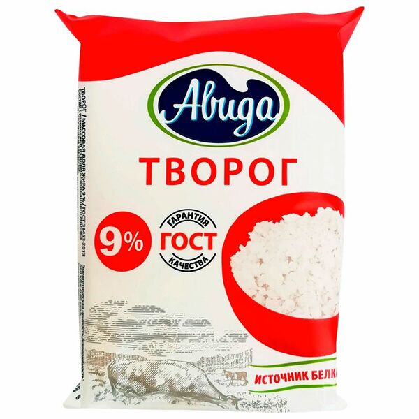 Творог Авида 9% 180г