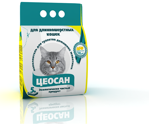 Цеосан наполнитель для длинношерстных кошек