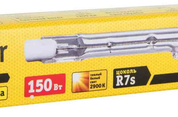 Лампа галогенная Navigator R7s 230В 2900К, 150 Вт