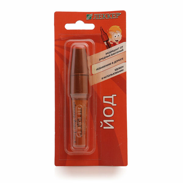 Леккер-Йод карандаш 5% 5 мл