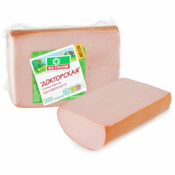 Колбаса вареная Велком Докторская