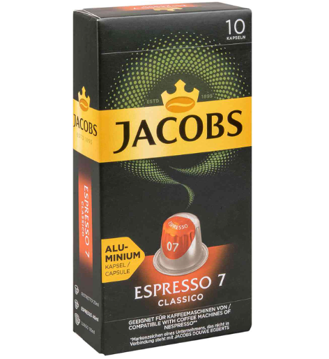 Кофе в капсулах Jacobs Espresso 7 Classico 10 шт